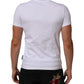 White Cotton Round Neck Underwear T-shirt