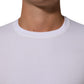 White Cotton Round Neck Underwear T-shirt