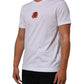 White Cotton DG Love Patch Crew Neck T-shirt