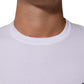 White Cotton DG Italia Round Neck Men T-shirt
