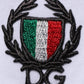 White Cotton DG Italia Round Neck Men T-shirt