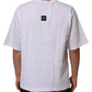 White Cotton Logo Print Crew Neck T-shirt