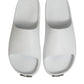 White Logo Slides Sandals Men Beachwear Shoes