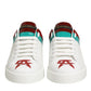 Multicolor Leather Logo Low Top Sneakers Shoes
