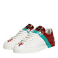 Multicolor Leather Logo Low Top Sneakers Shoes
