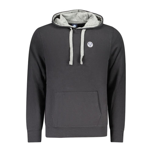 Black Cotton Sweatshirt