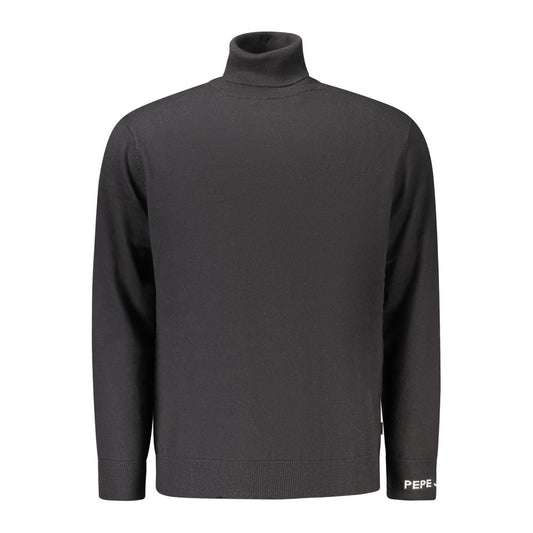 Black Cotton Sweater