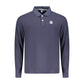 Blue Cotton Polo Shirt