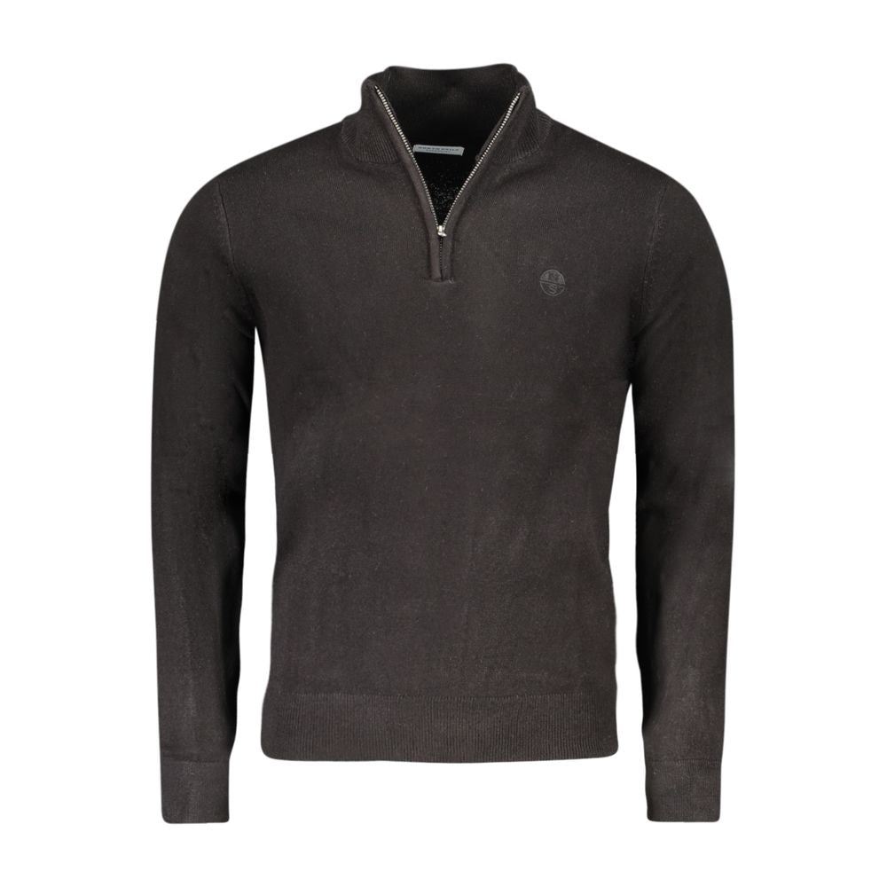 Black Nylon Sweater