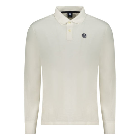 White Cotton Polo Shirt