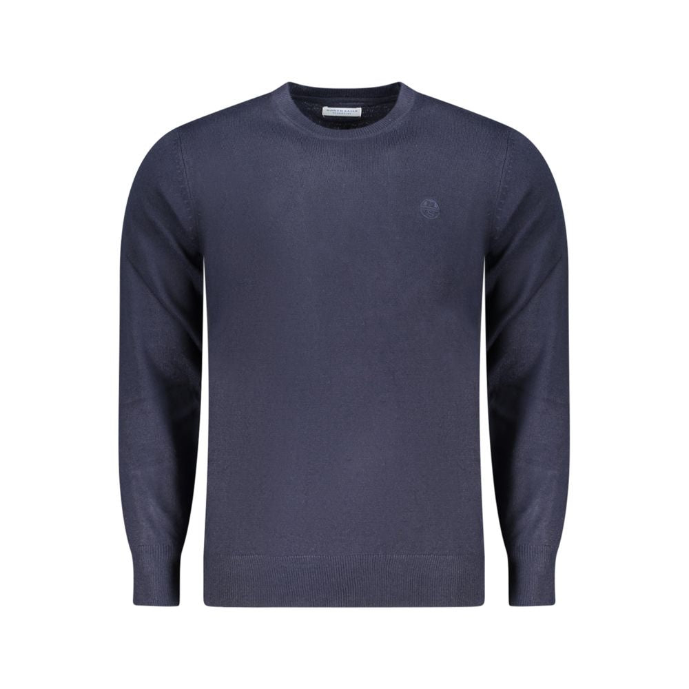 Blue Nylon Sweater