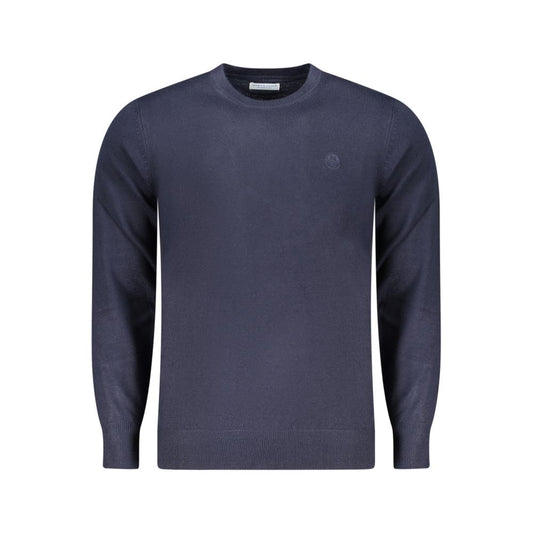 Blue Nylon Sweater