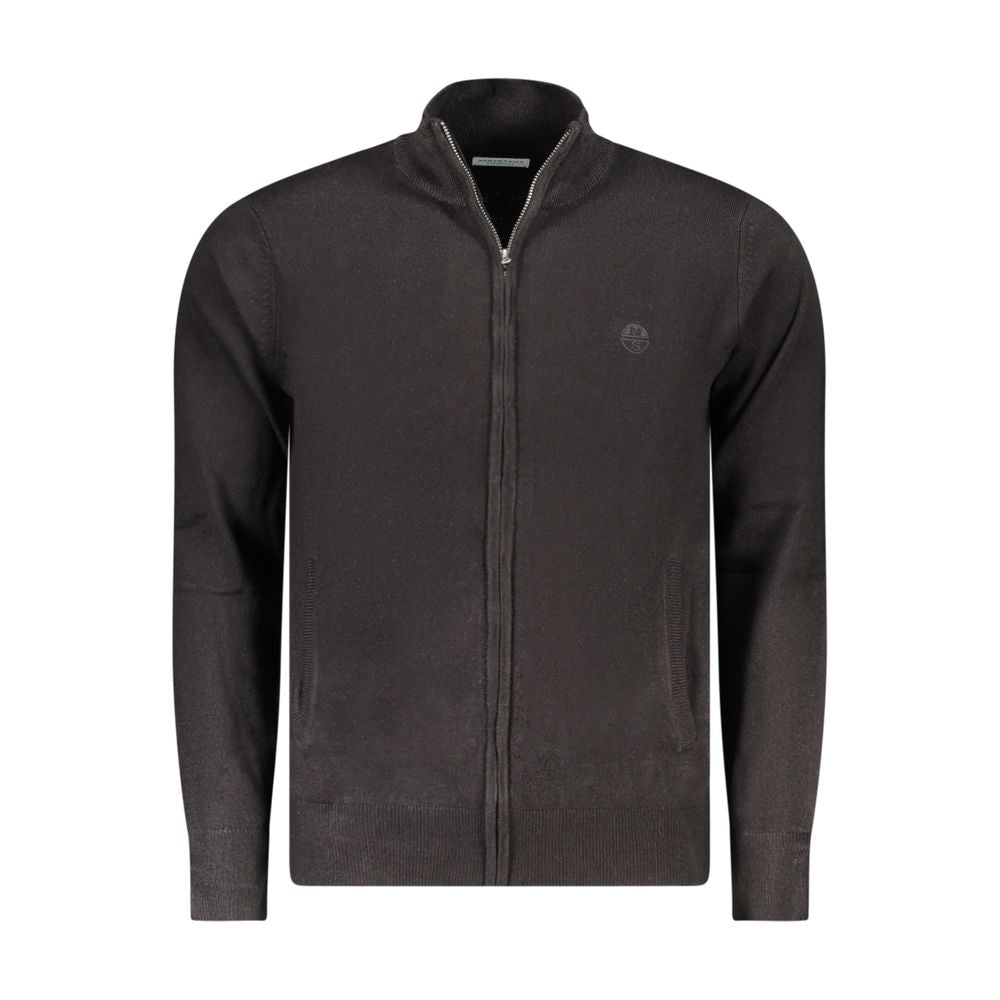 Black Nylon Sweater