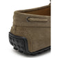 Beige Suede Leather Moccassin