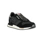 Black Polyester Sneaker