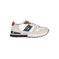 White Polyester Sneaker