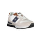 White Polyester Sneaker