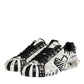 Black White Studded Low Top Sneakers Shoes