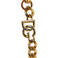 Black Leather Pearl Chain Bag Accessory Shoulder Strap