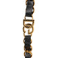 Black Leather Gold Chain Bag Accessory Shoulder Strap