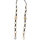 Black Leather Gold Chain Bag Accessory Shoulder Strap
