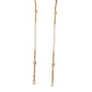 Black Leather Gold Chain Bag Accessory Shoulder Strap