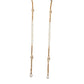 Black Leather Gold Chain Bag Accessory Shoulder Strap