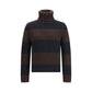 Striped Wool-Blend Turtleneck