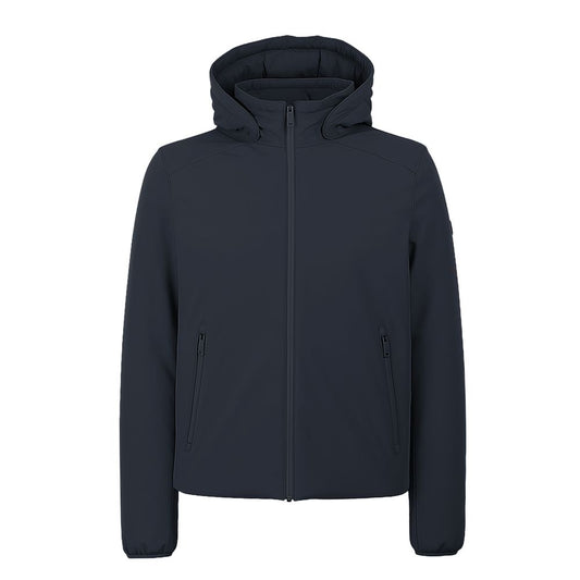 Blue Nylon Jackets & Coat