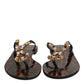 Black Crystals Flats Sandals Beachwear Shoes