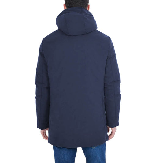 Blue Nylon Jackets & Coat