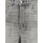 Grey straight-leg Jeans