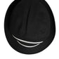 Black Cotton Polka Dot Lining Fedora Men Hat