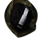 Green Camouflage Polyamide Logo Bucket Cap Hat