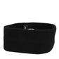 Black Cashmere Headband Knitted Cap One Size Men Hat