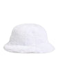 White Modacrylic Fur Bucket Men Capello Hat