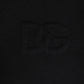 Black Lace Stole Knitted DG Logo Men One Size  Scarf