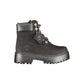 Black Leather Women Boot