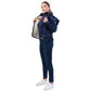 Blue Polyester Jackets & Coat