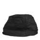 Black Nylon Quilted Bucket Men Capello Hat