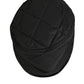 Black Nylon Quilted Bucket Men Capello Hat