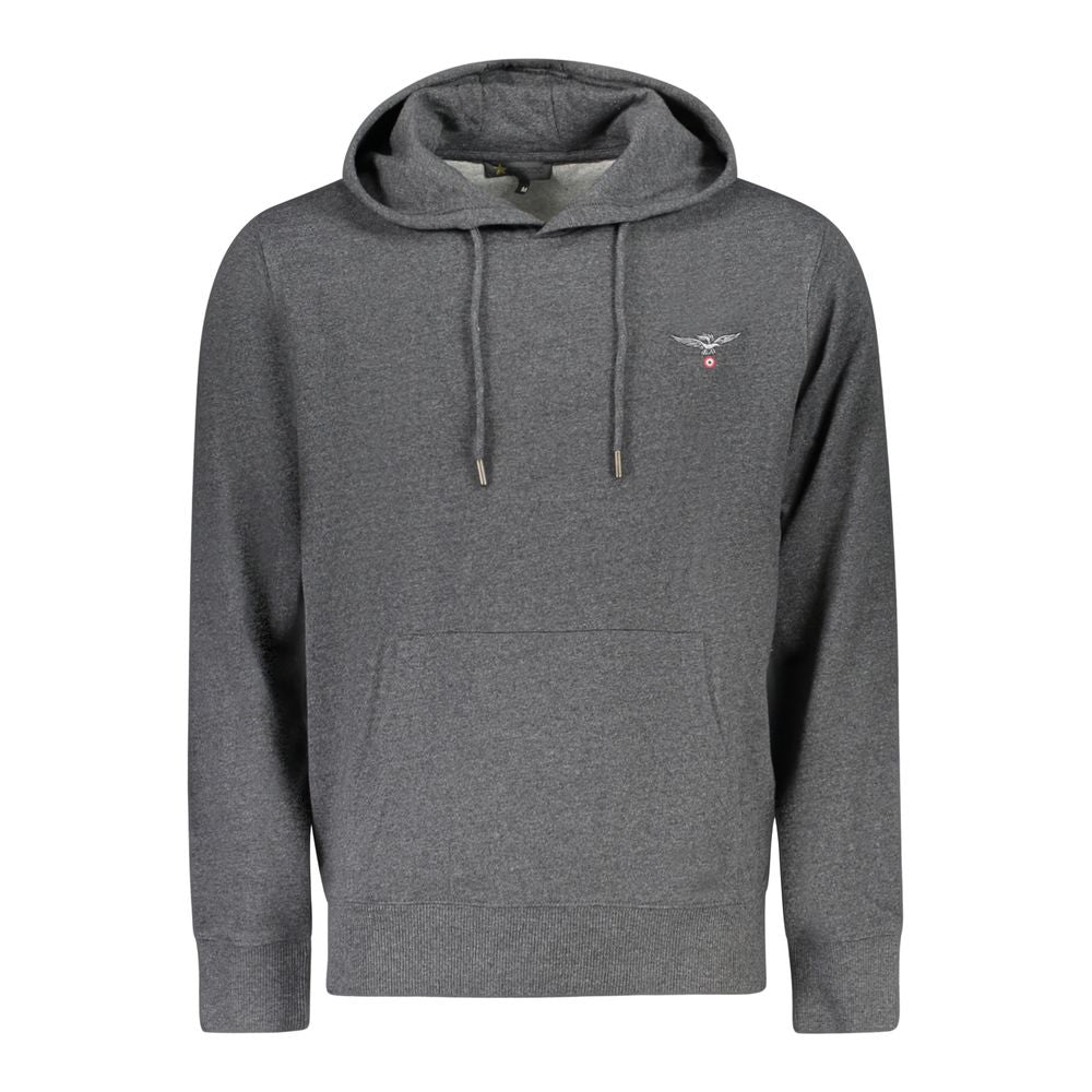 Gray Recycled Cotton Men Sweater