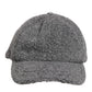 Gray Wool Fleece Rapper Men Baseball Capello Hat