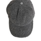 Gray Wool Fleece Rapper Men Baseball Capello Hat