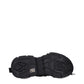 Black Fabric Athletic Sneakers