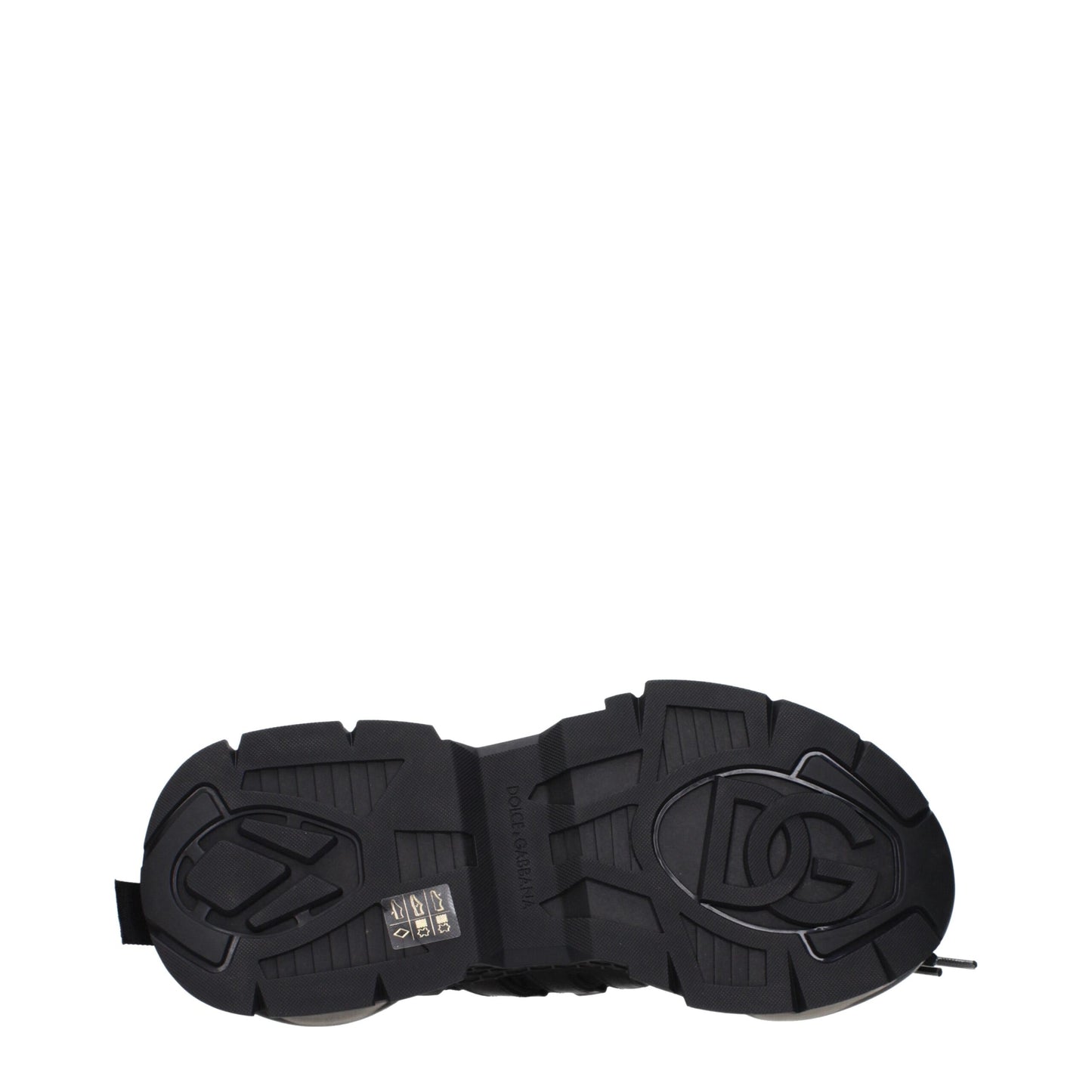 Black Fabric Athletic Sneakers