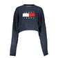Blue Polyester Sweater