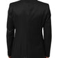 Black Single Breasted Men Coat MARTINI Blazer