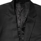 Dark Gray Single Breasted Men Coat MARTINI Blazer