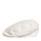 White Cotton Newsboy Cloth Capello Men Cap Hat